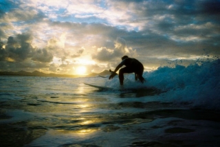 Surfeando en Lanzarote